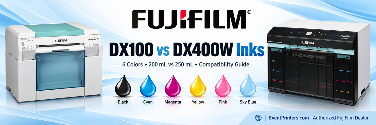 Fujifilm Dx100 and DX400W Printers and Inks - Authorized Dealer