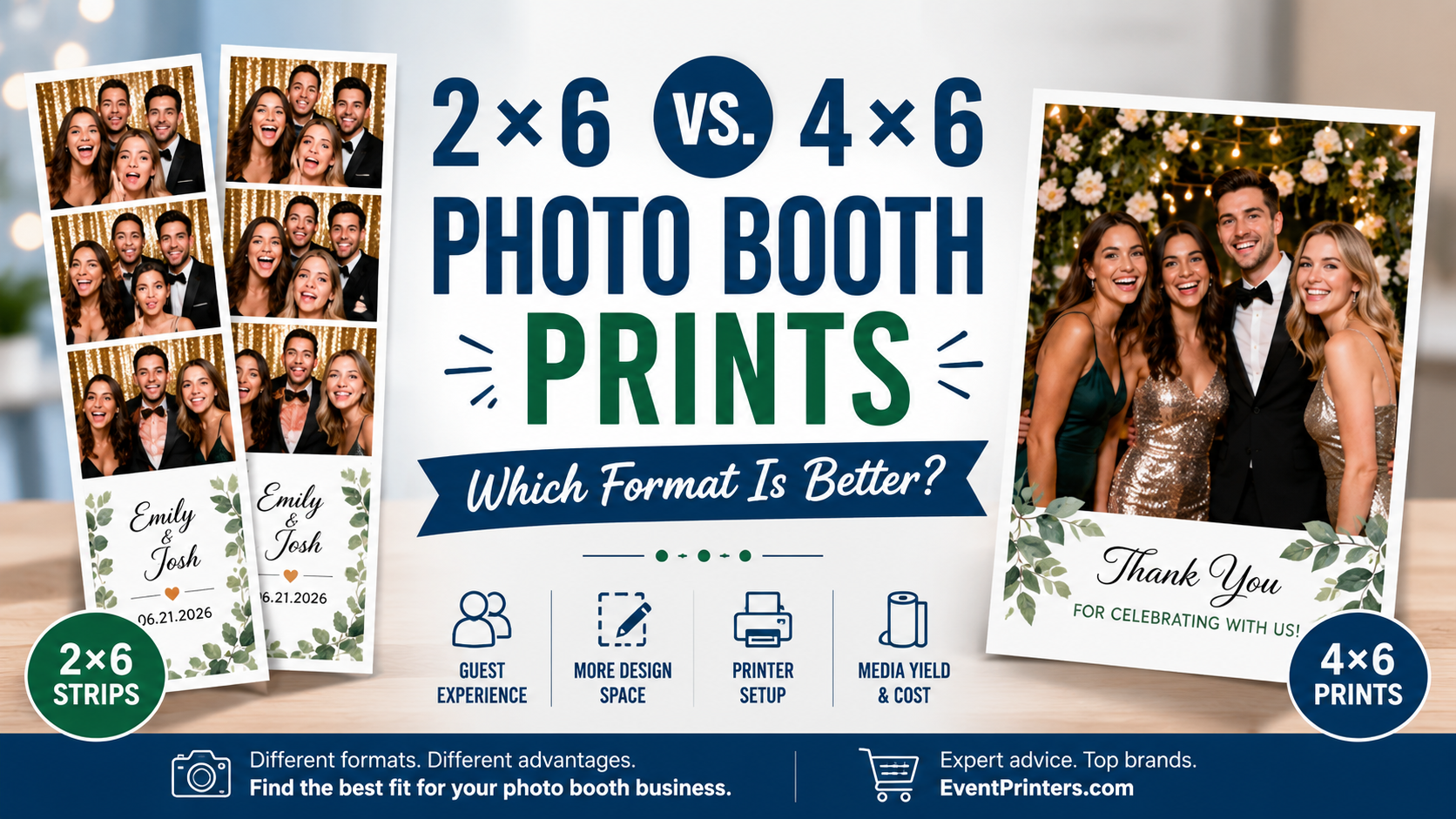 Photo Booth Guide - Which print size is better for events