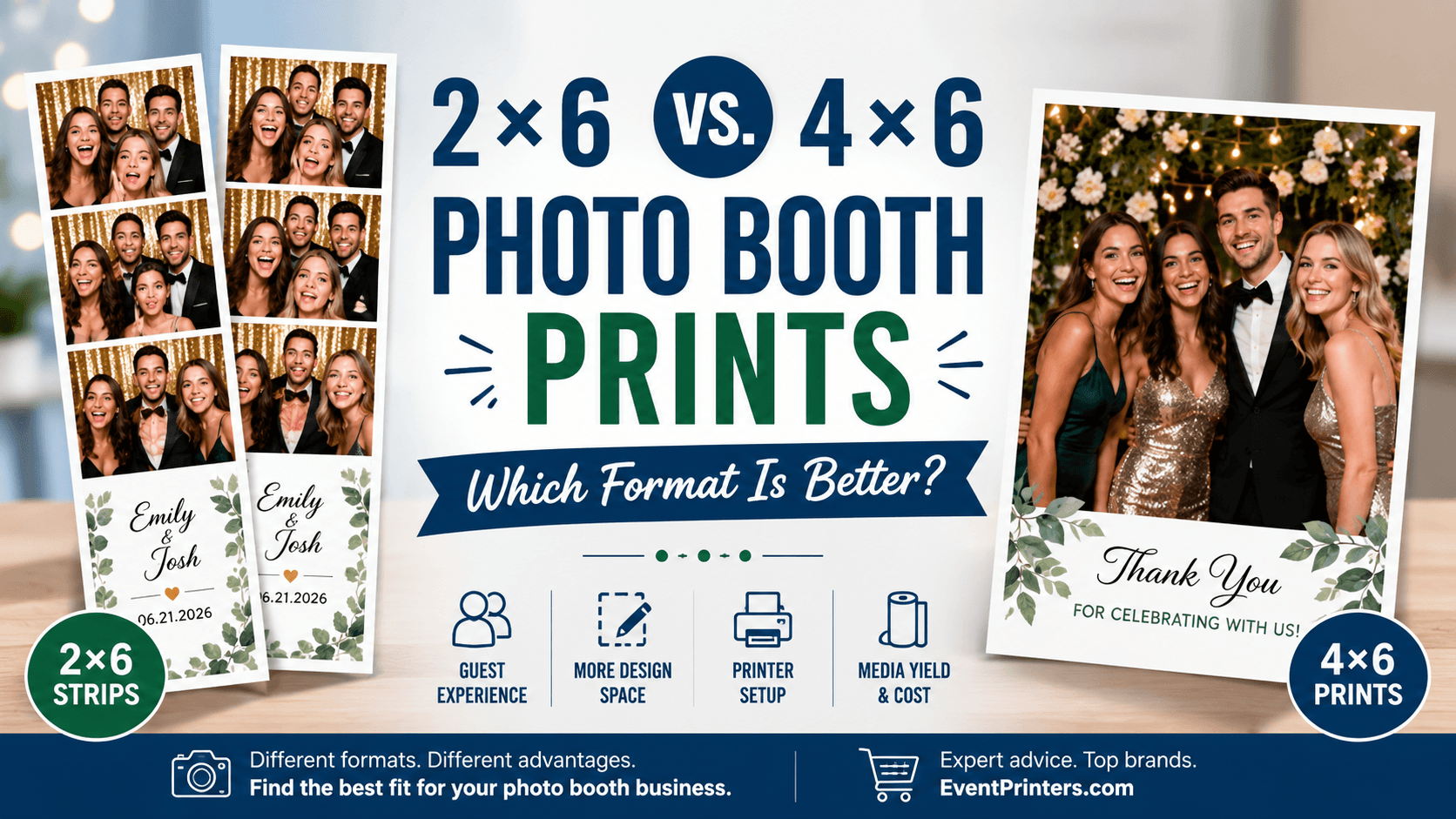 Photo Booth Guide - Which print size is better for events