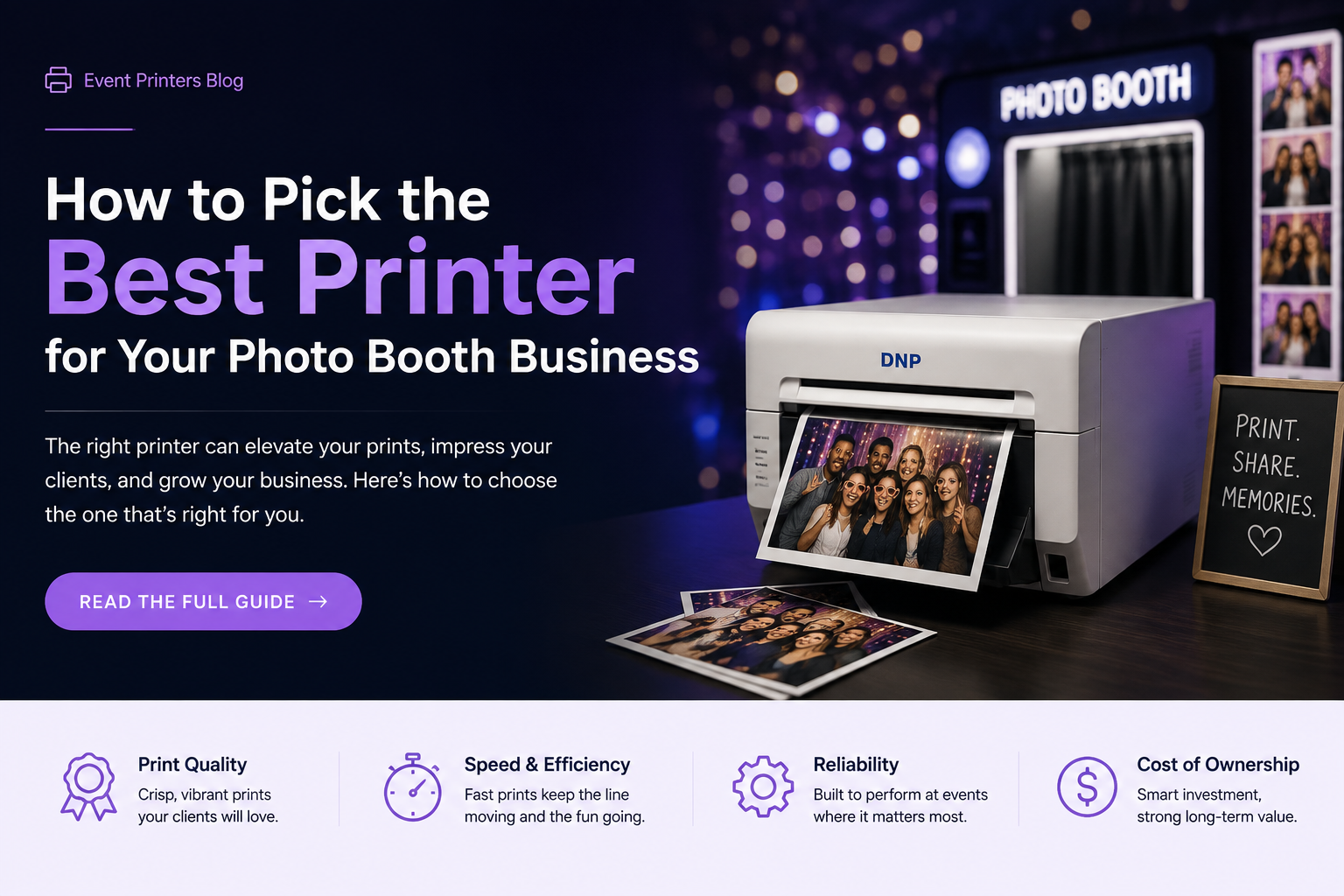 How to Choose the Best Photo Booth Printer for Your Business (2026 Guide)
