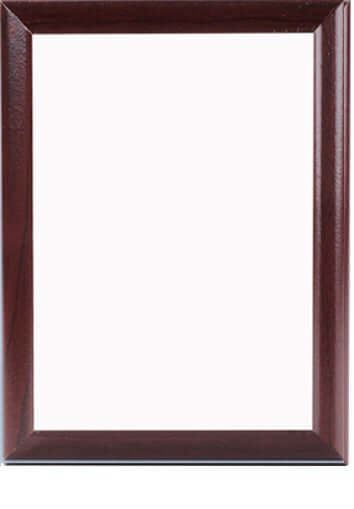 Unisub 6"x8" Cherry Ogee Edge MDF Plaque- 21 per Box