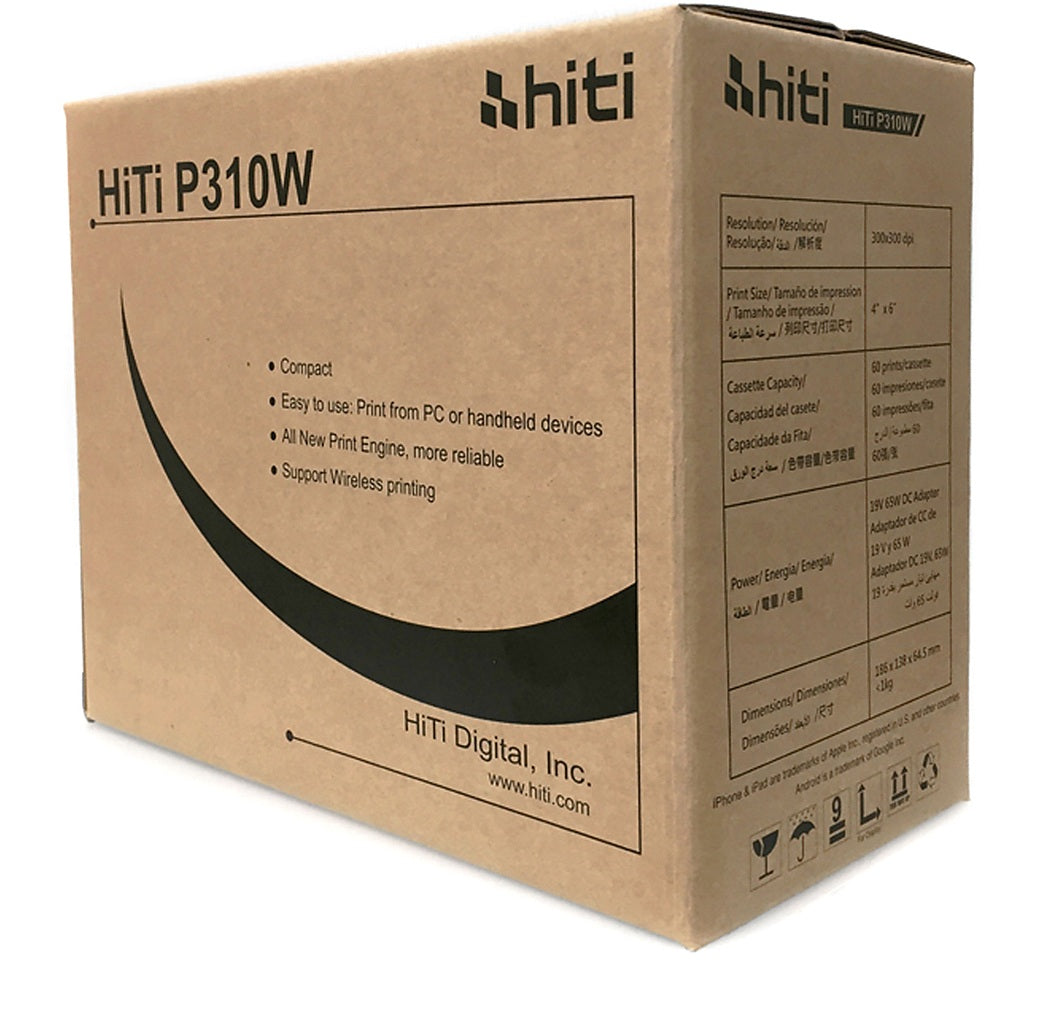 HiTi P310W / P322W 4x6" Media (Paper & Ribbon Print Kit) - 720 prints