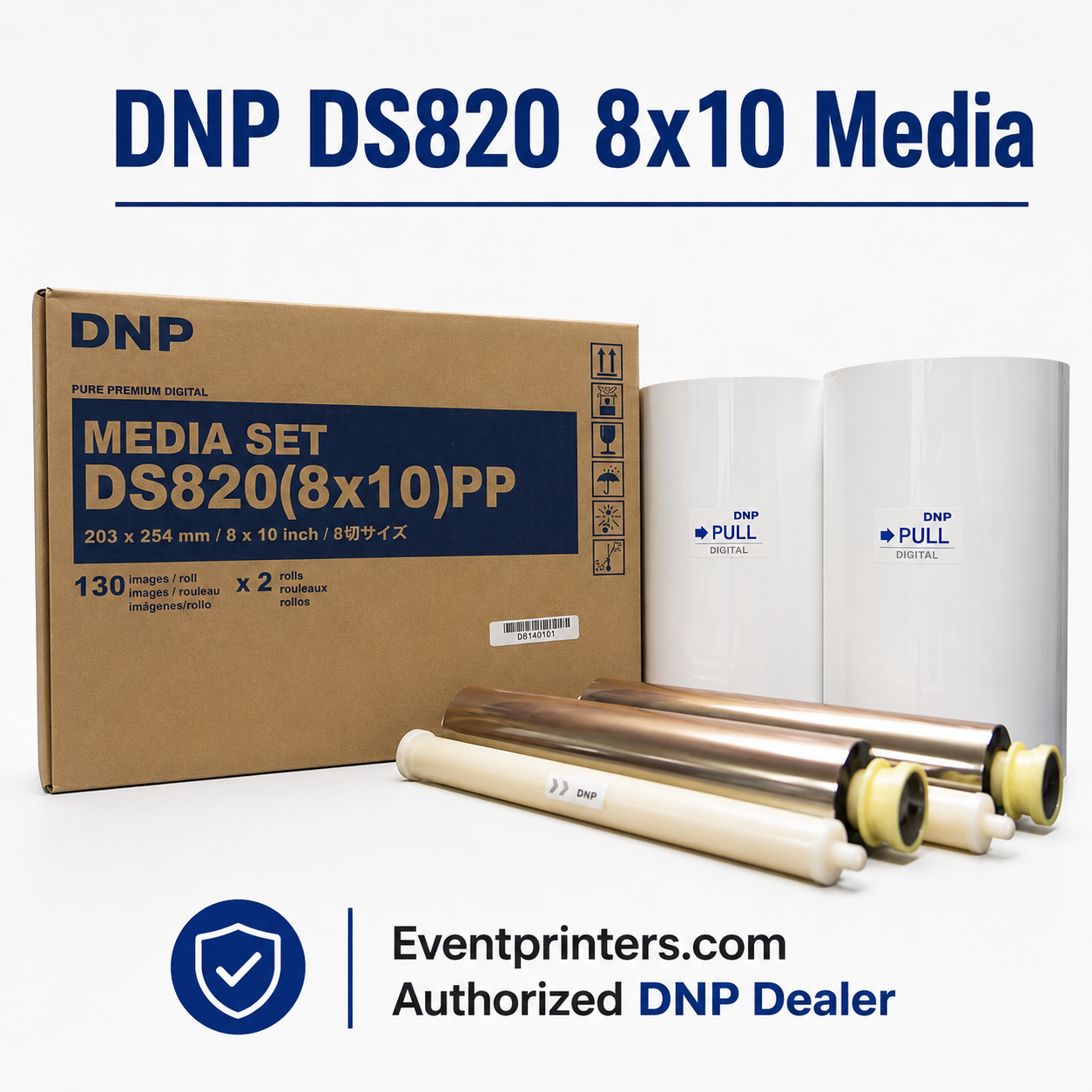 DNP DS820 8x10 Media Paper Print Kit for DS820A Printer