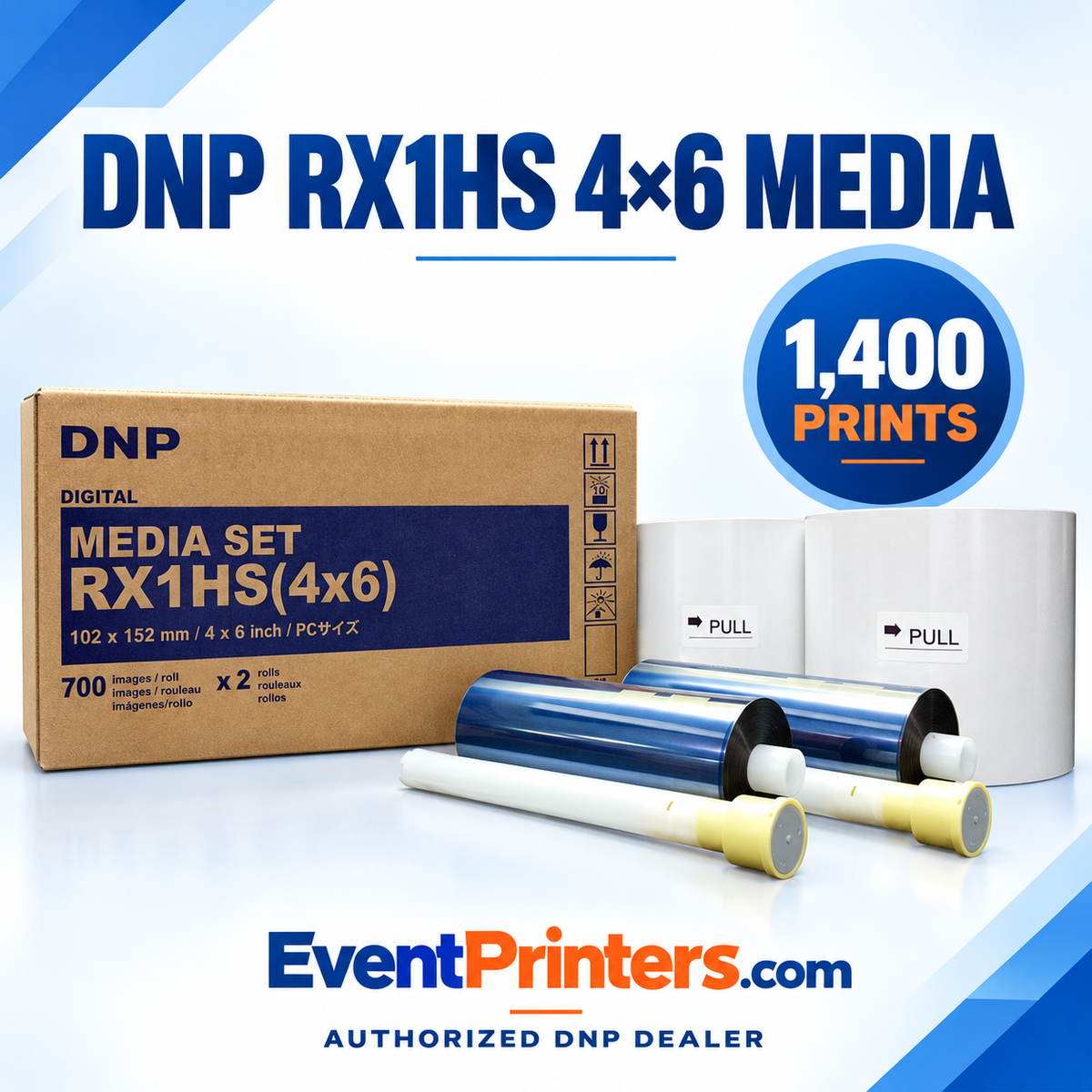 DNP RX1HS and RX1 4x6 media - paper and ribbon print kit