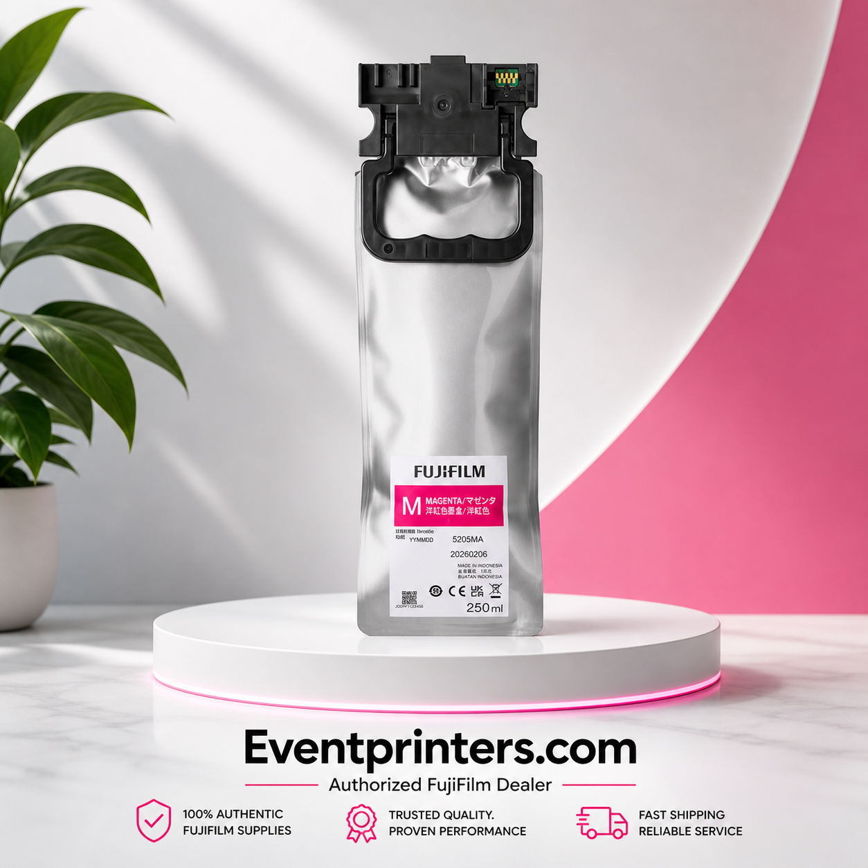 Fujifilm DX400W Ink Supply (250ml) – Fuji ink pouch Magenta