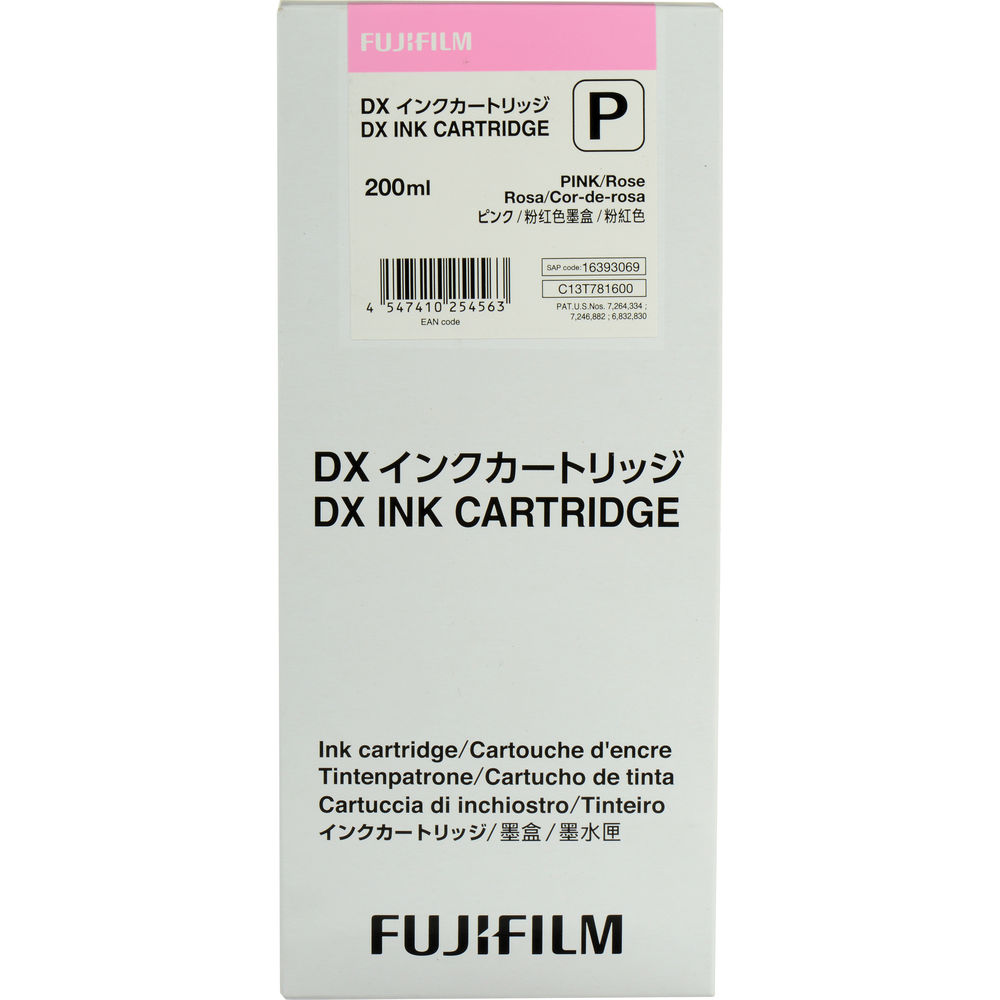 FUJIFILM Pink VIVIDIA Ink Cartridge for DX100 Printer