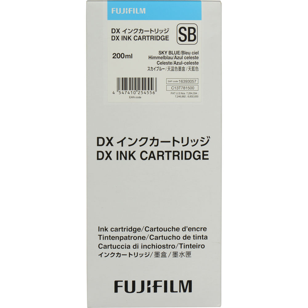 FUJIFILM Sky Blue VIVIDIA Ink Cartridge for DX100 Printer