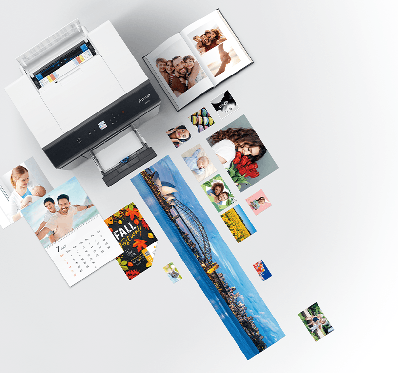 Fujifilm Frontier DX400W Print sizes from 4x6 to 8x10 and panoramic 8x39 inches