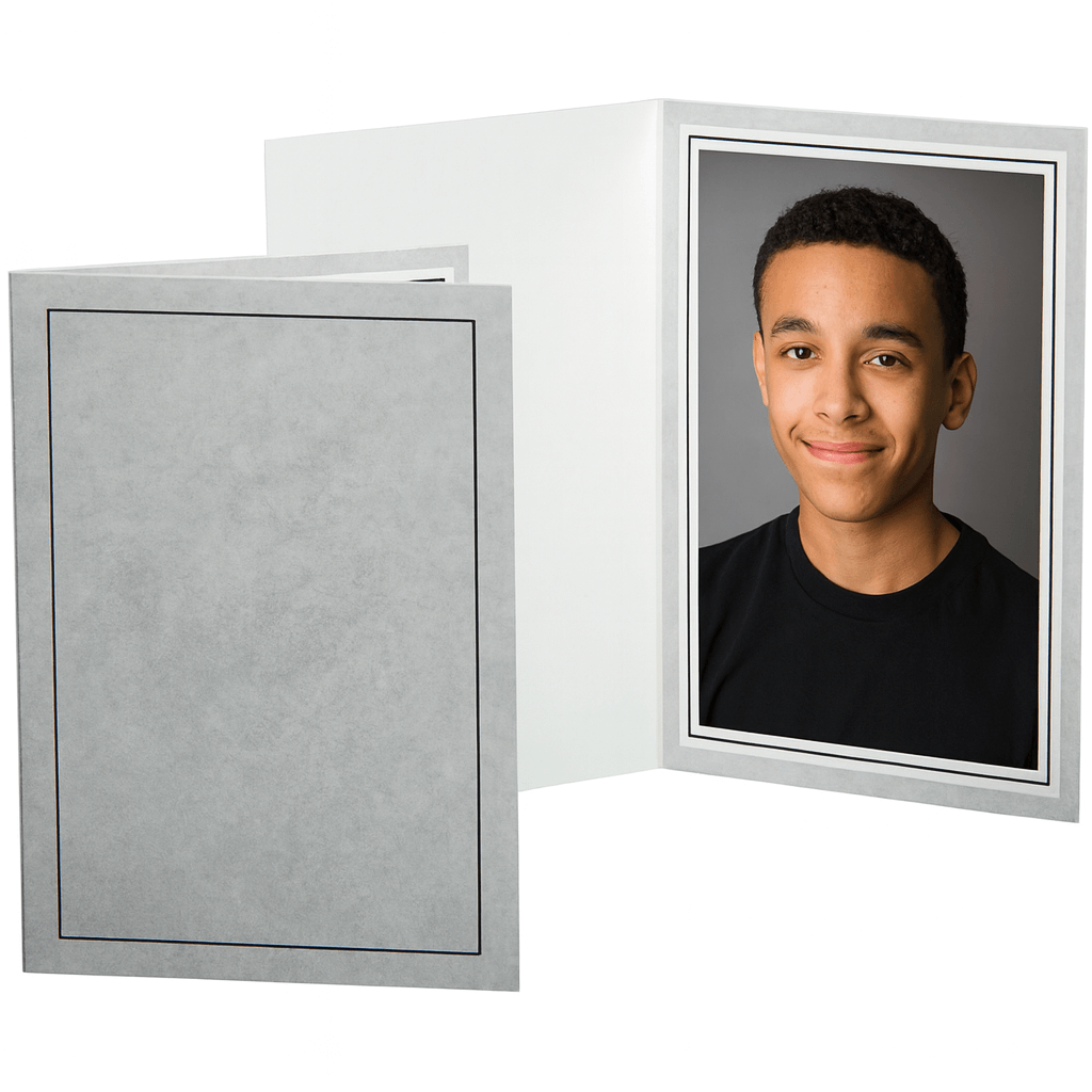 Gray Marble 4x6 Photo Folder for events and photo booth.