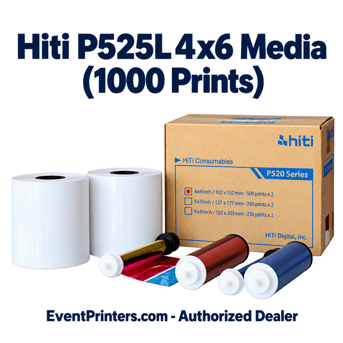 Hiti P525L 4x6 Paper - Media Print Kit