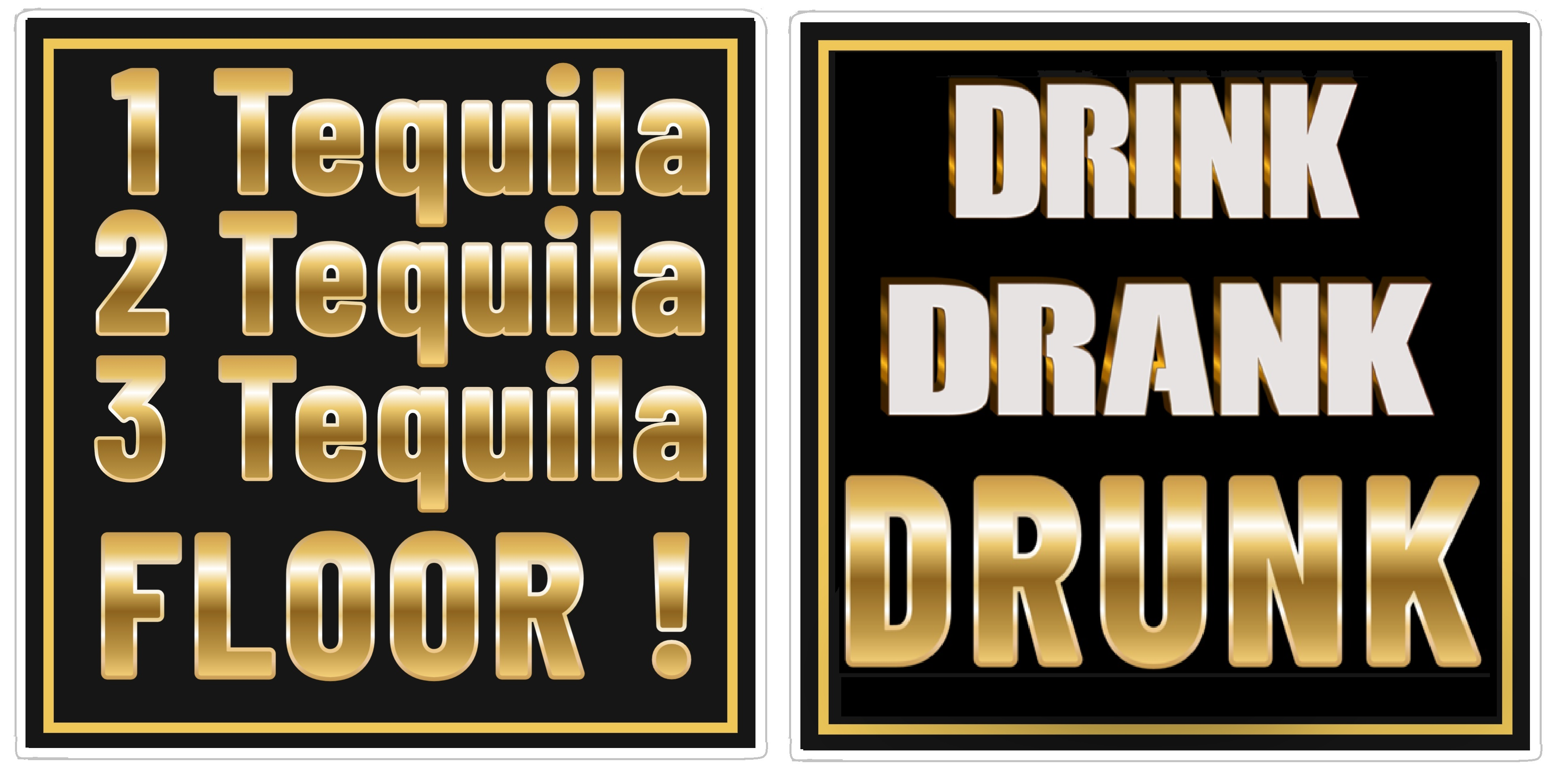 TEQUILA Bottle PVC Photo Booth Prop - Plus a BIG Sign Party Prop