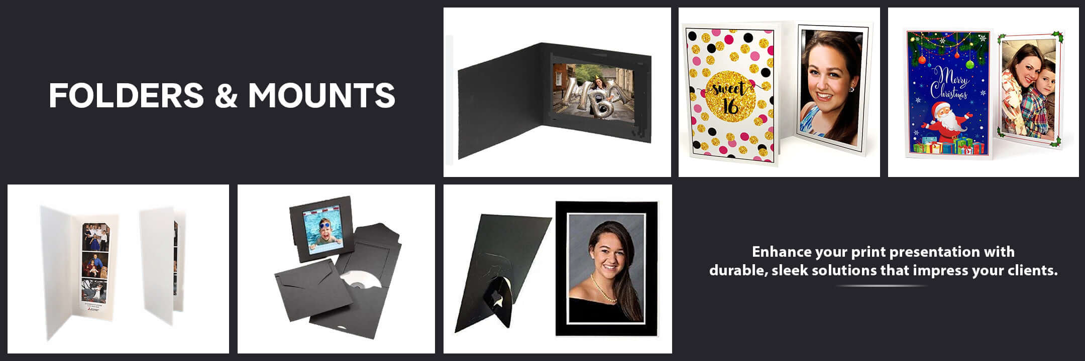 Photo Folders 4x6 5x7 6x8