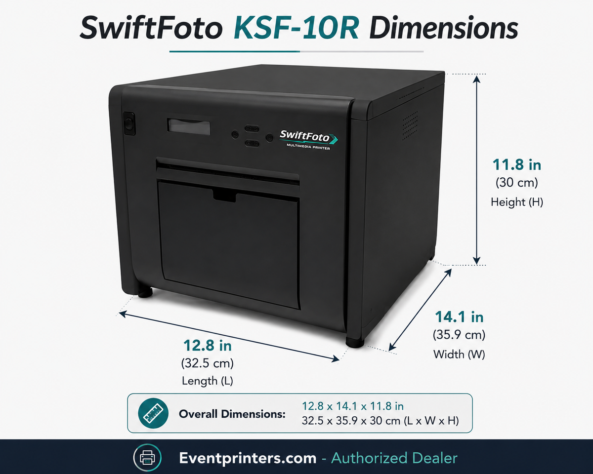 SwiftFoto KSF-10R dimensions and physical specifications