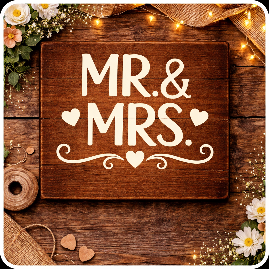 Country Wedding  Prop Set