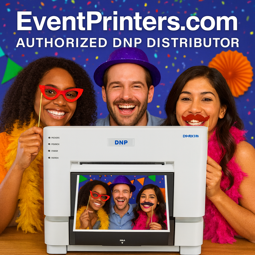 DNP Photo Booth Printer model DS-RX1HS which is also known as DNP RX1 Printer or RX1HS Printer.