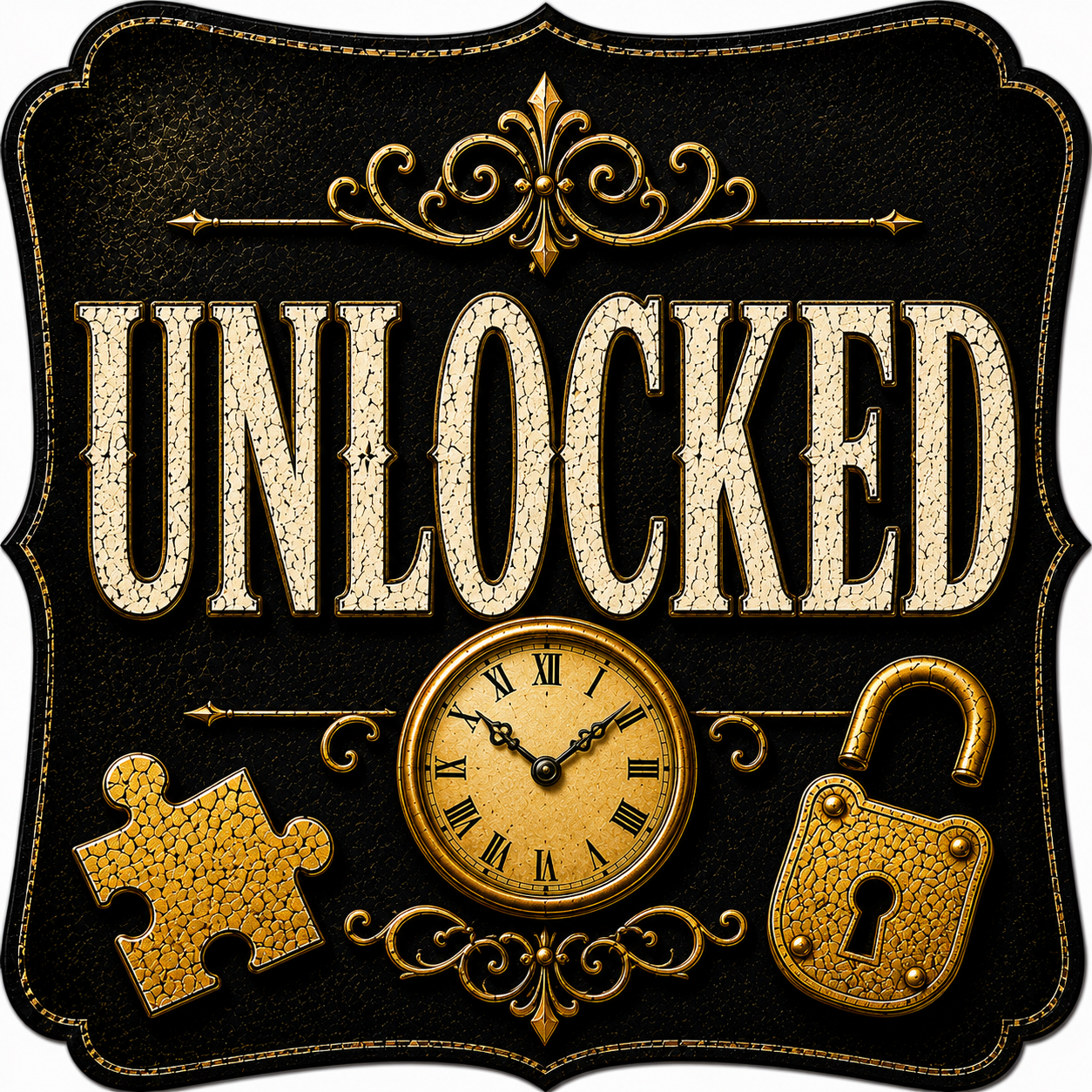 Ultimate Escape Room Set Photo Booth Props