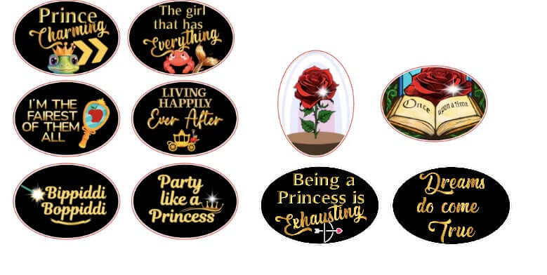 Fairytales/ Princess Party Prop Set