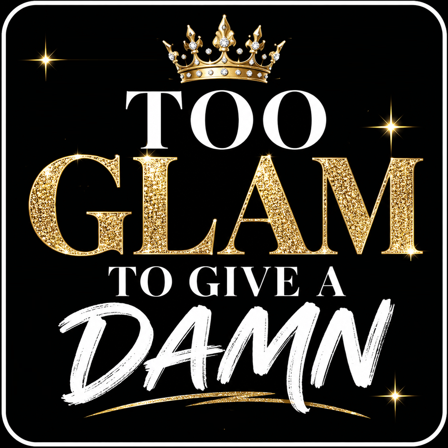 Ultimate Glam Set Photo Booth Props- 6 piece set