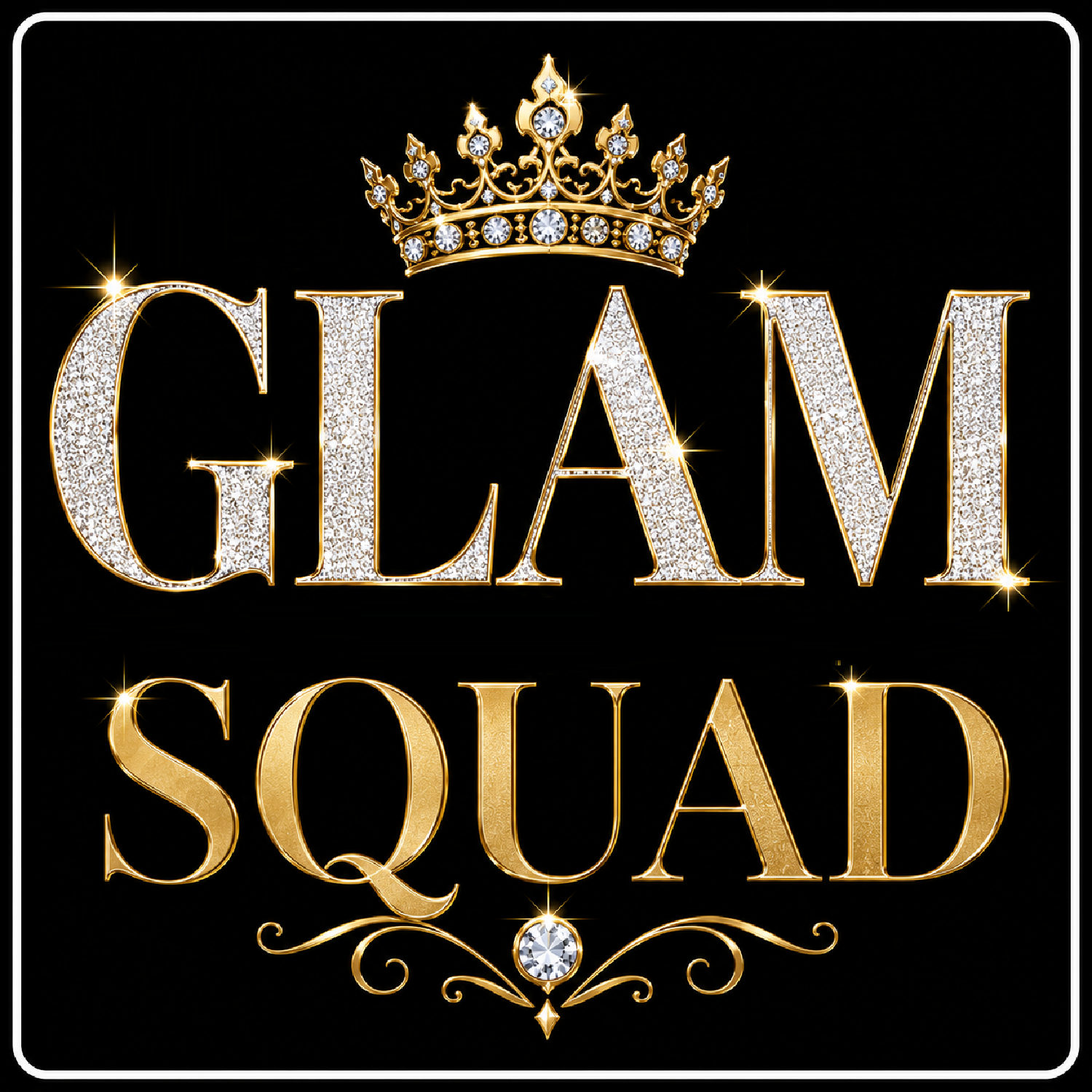 Ultimate Glam Set Photo Booth Props- 6 piece set