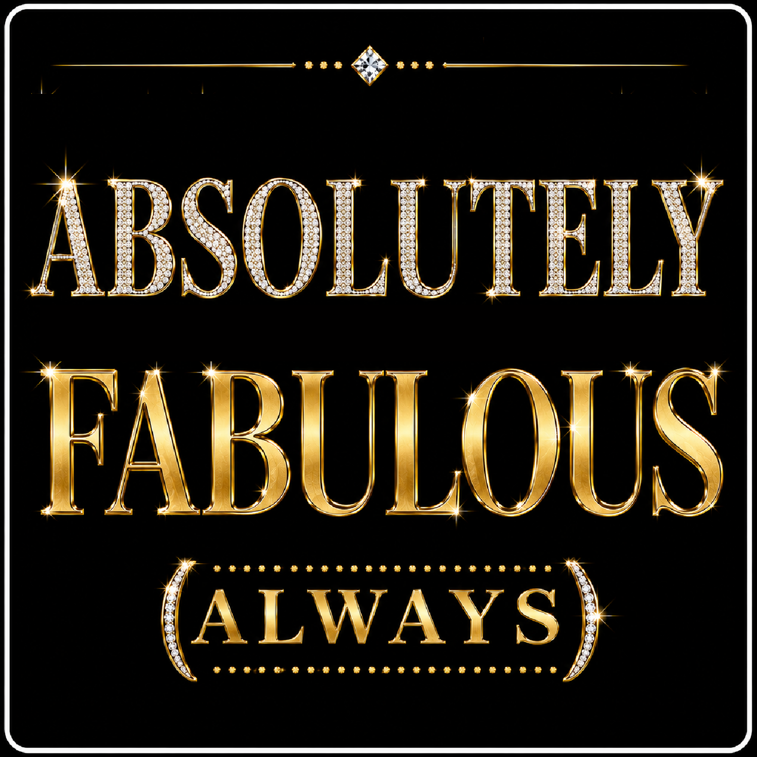 Ultimate Glam Set Photo Booth Props- 6 piece set