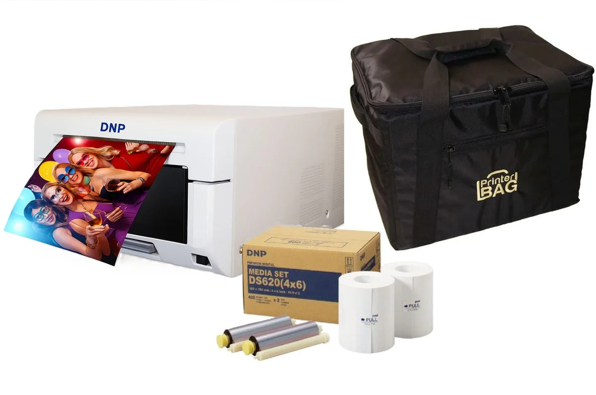 DNP DS620A Printer - Bundle with Media plus Carrying Case