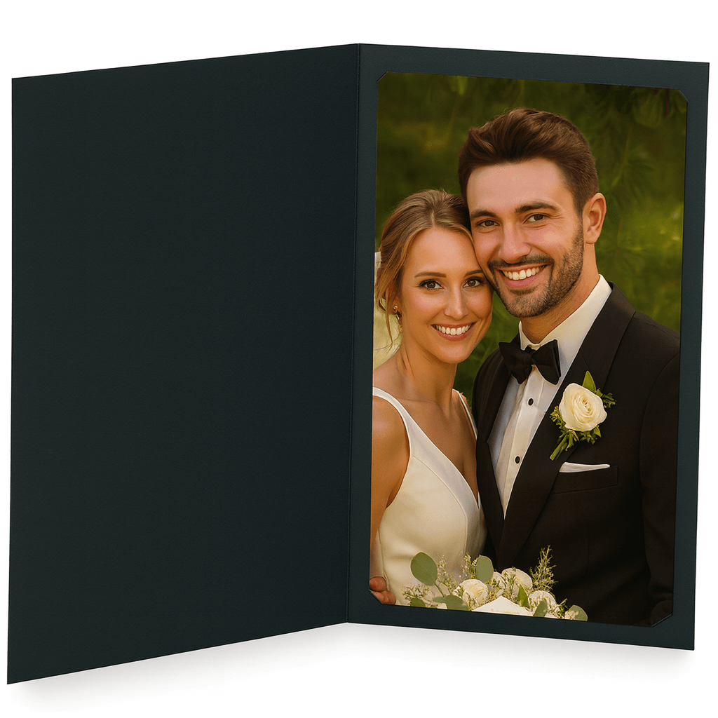 Simply Black 4x6 & 5x7 Photo Folders – Box of 400