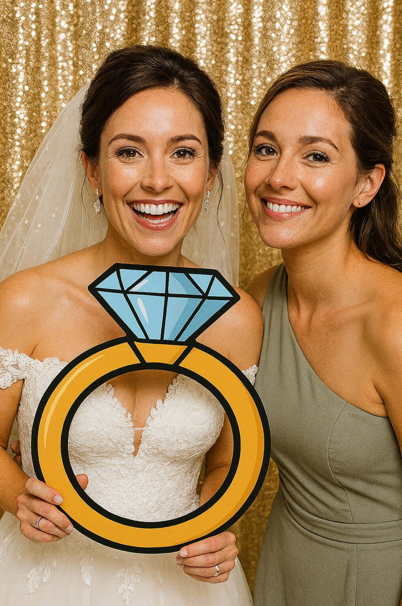 Big Wedding Ring - Photo Booth Prop