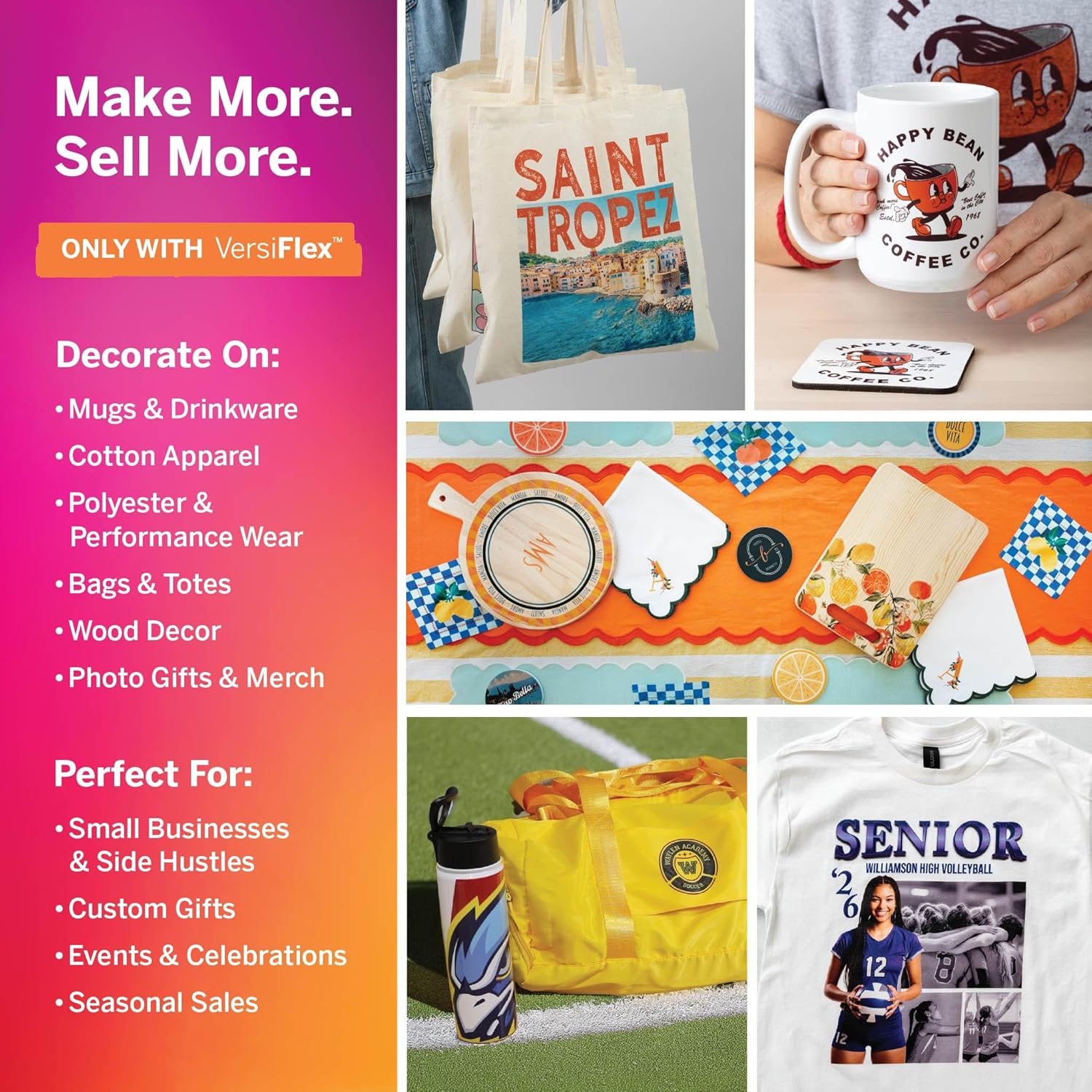 Versiflex printer and ink applications 