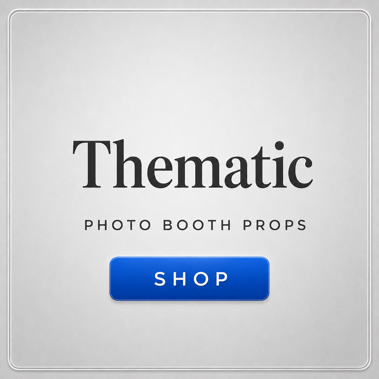 thematic photo booth props