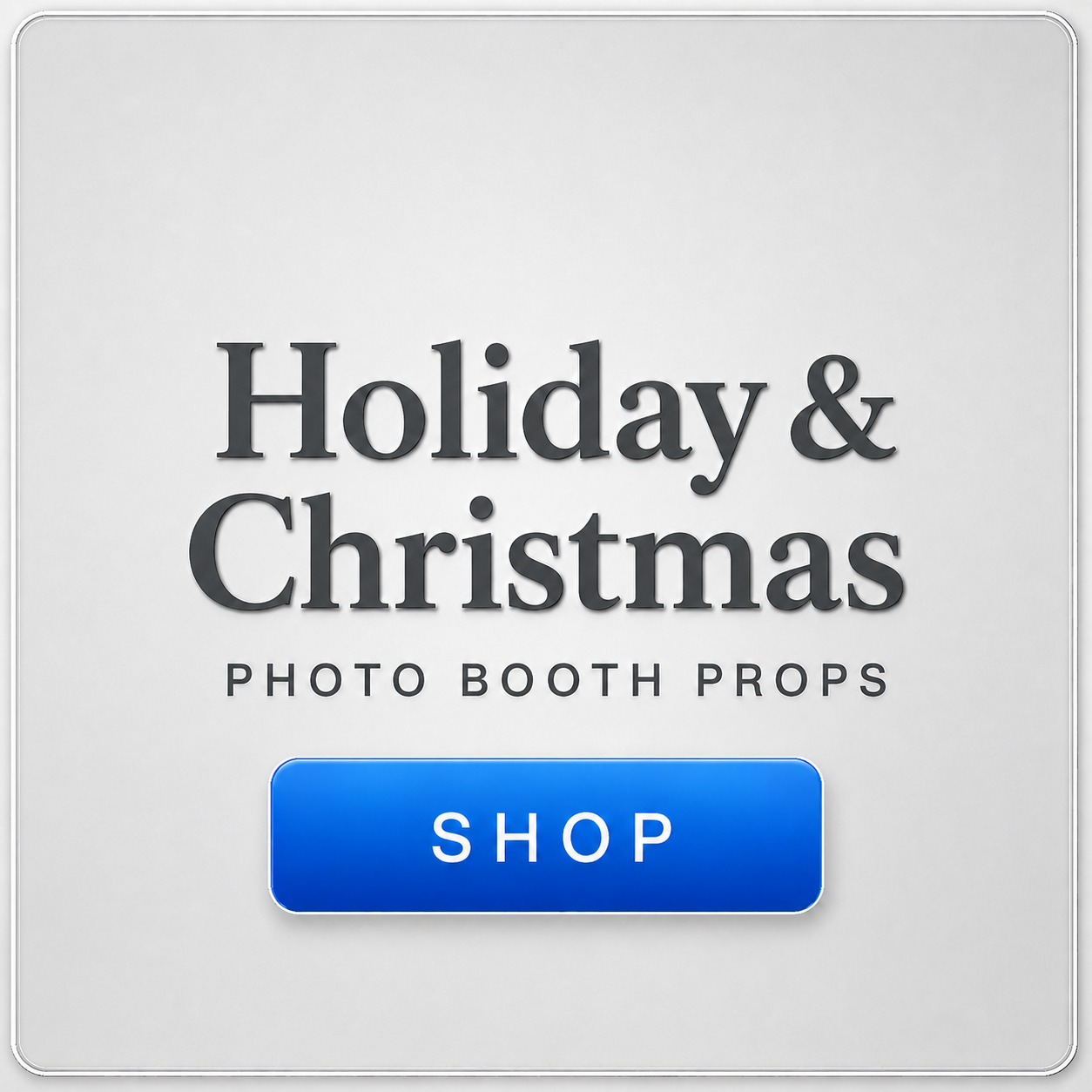 photo booth props for christmas and holidays