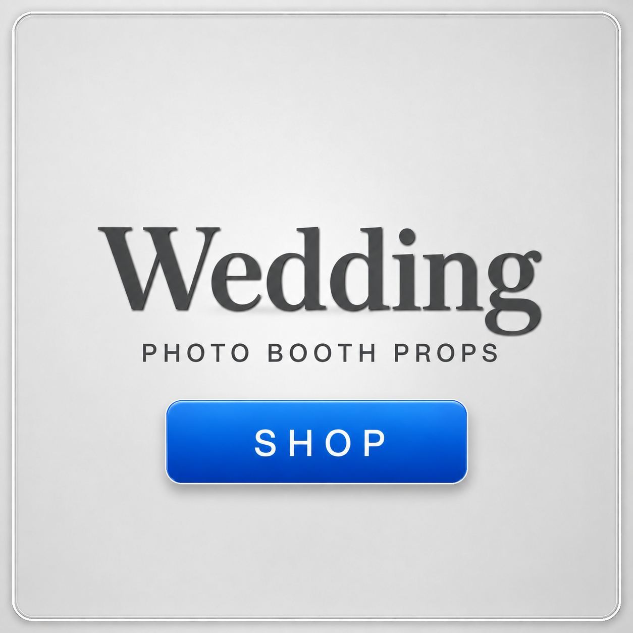 wedding photo booth props