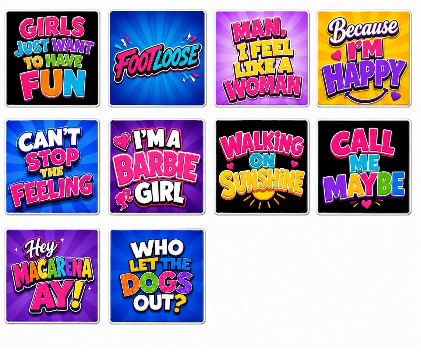 Ultimate Name that Tune Music Set Photo Booth Props