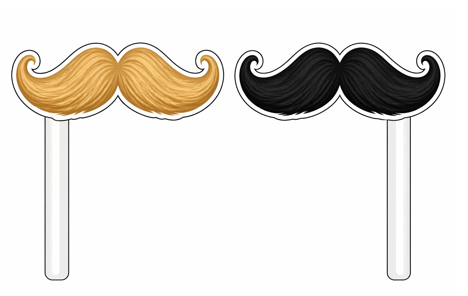 Ultimate Mustache Set Photo Booth Props