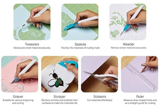 7 Piece Basic Craft Tool Set for Crafters
