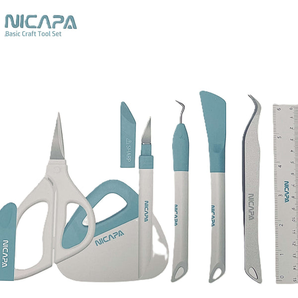 7 Piece Basic Craft Tool Set For Crafters