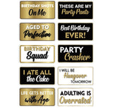 " Birthday Aged to Perfection??" Photo Booth Prop Set - 5 pieces