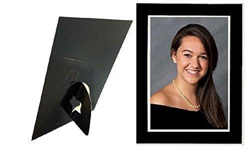 Cardboard Photo Easel 4x6 Black & White - Box of 100 - Eventprinters.com