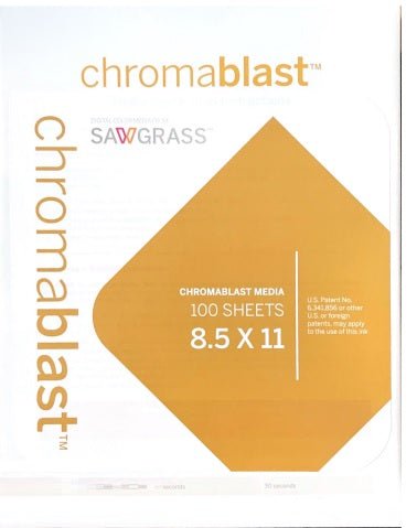 Chromablast 8.5"x11" (100 SHEETS) for Sawgrass Chromablast Ink - Eventprinters.com