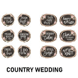 "Country Wedding" Prop Set - Eventprinters.com