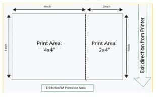 DNP DS40 SP2 4x6 PERFORATED Media (800 prints total, 2 rolls) - Eventprinters.com