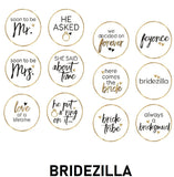 "Engagement / Wedding "Bridezilla" Prop Set - Eventprinters.com