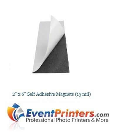 Pack of 100 2"x6" Self Adhesive Magnets Eventprinters.com