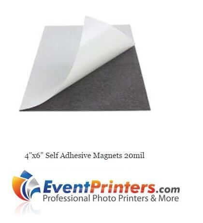 Pack of 100 4"x6" self adhesive magnets Eventprinters.com