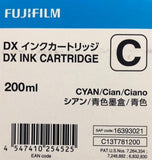 Fuji CYAN Ink Cartridge 200 ML for DX100 printer