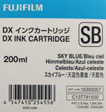 Fuji SKY BLUE Ink Cartridge 200 ML for DX100 printer - Eventprinters.com