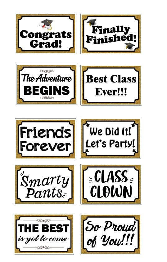 "Graduation oversized -Friends Forever" 5 piece Collection - Eventprinters.com