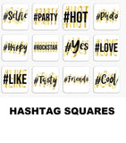 "Hashtag Squares"- - Eventprinters.com
