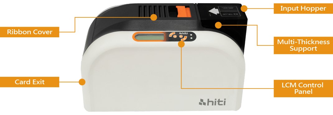 Hiti CS-220e Single Sided Card Printer with 400 cards and Ribbon - Eventprinters.com