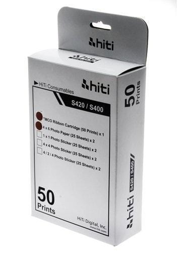 Hiti S420 print kit - INDIVIDUAL PACK (50 prints) - Eventprinters.com