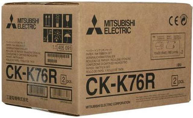 Mitsubishi CK-K76R 4x6" media for the CP-K60DW-S printer - 640 prints (CKK76R HG) - Eventprinters.com